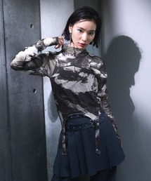 HARE | 【EDGY MODE】2PシアータイトT(Tシャツ/カットソー)