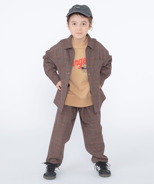 SHIPS（シップス）の「SHIPS KIDS:100～130cm / チェック シャツ アウター（その他アウター・キッズ・ブラウン系その他・100/130/110/120）」の7枚目の写真
