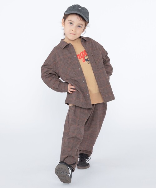 SHIPS（シップス）の「SHIPS KIDS:100～130cm / チェック シャツ アウター（その他アウター・キッズ・ブラウン系その他・100/130/110/120）」の8枚目の写真