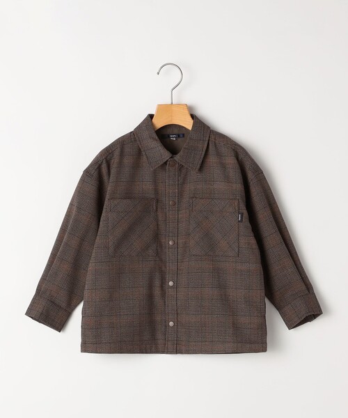 SHIPS（シップス）の「SHIPS KIDS:100～130cm / チェック シャツ アウター（その他アウター・キッズ・ブラウン系その他・100/130/110/120）」の9枚目の写真
