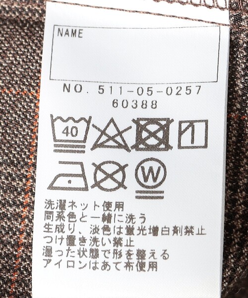 SHIPS（シップス）の「SHIPS KIDS:100～130cm / チェック シャツ アウター（その他アウター・キッズ・ブラウン系その他・100/130/110/120）」の15枚目の写真