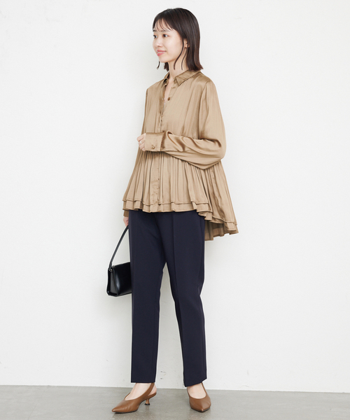 SLOBE IENA ペプラムティアード ブラウス SLOBE IENA（スローブイエナ）の「《追加》ペプラムティアードブラウス