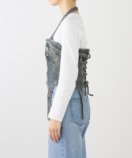 Levi's(リーバイス)の「【LEVIS×ADSB ANDERSSON BELL 】 DENIM CORSET(その他トップス・レディース・ブルー・MEDIUM)」の11枚目の写真