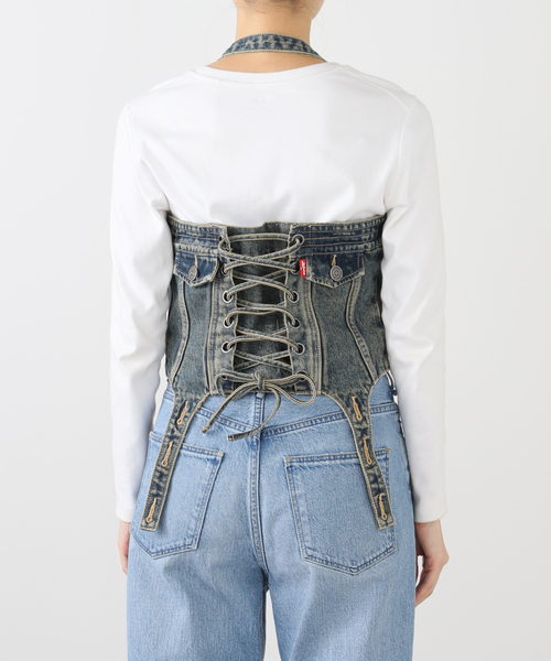 Levi's(リーバイス)の「【LEVIS×ADSB ANDERSSON BELL 】 DENIM CORSET(その他トップス・レディース・ブルー・MEDIUM)」の12枚目の写真