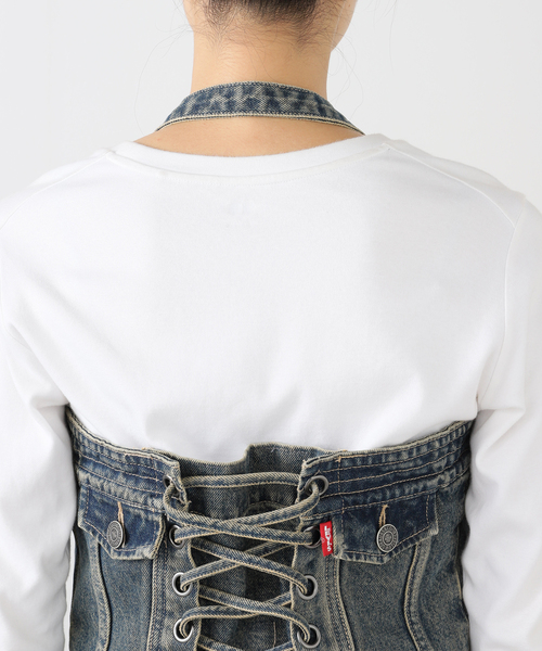 Levi's(リーバイス)の「【LEVIS×ADSB ANDERSSON BELL 】 DENIM CORSET(その他トップス・レディース・ブルー・MEDIUM)」の14枚目の写真