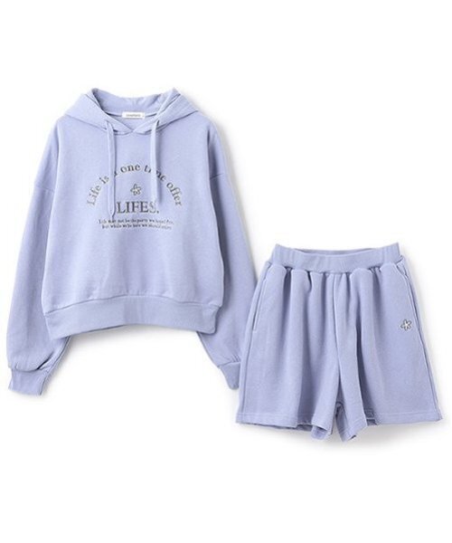 セール】【GOODPRICE】裏起毛パーカセットアップ（セットアップ