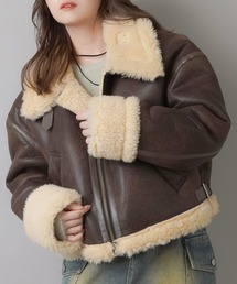 裏ボアムートンジャケット