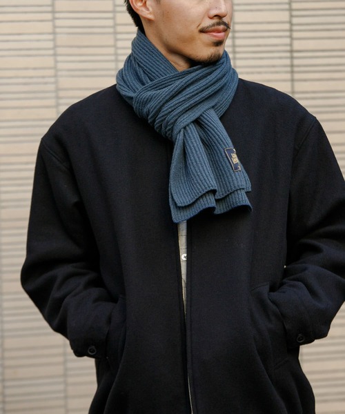 URBAN RESEARCH DOORS（アーバンリサーチドアーズ）の「ハミルトンマフラー（マフラー・メンズ・ベージュ系その他/オレンジ/ブルー系その他/チャコールグレー・-）」の8枚目の写真