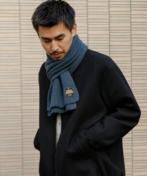 URBAN RESEARCH DOORS（アーバンリサーチドアーズ）の「ハミルトンマフラー（マフラー・メンズ・ベージュ系その他/オレンジ/ブルー系その他/チャコールグレー・-）」の9枚目の写真