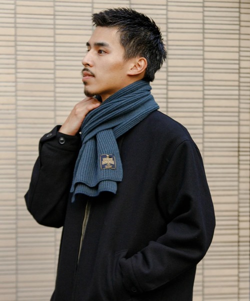 URBAN RESEARCH DOORS（アーバンリサーチドアーズ）の「ハミルトンマフラー（マフラー・メンズ・ベージュ系その他/オレンジ/ブルー系その他/チャコールグレー・-）」の10枚目の写真