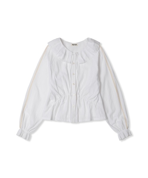 Lace Collar Blouse / レース カラー ブラウス（シャツ/ブラウス）｜FRITUR（フリーター）