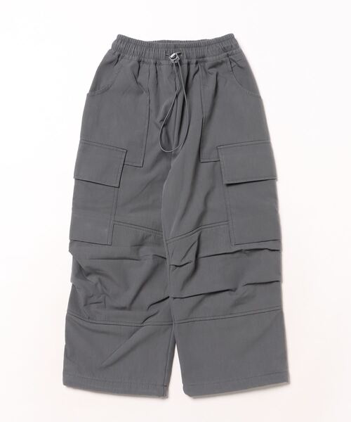 aimoha（アイモハ）の「【aimoha-KIDS-】切り替えカーゴパンツ（カーゴパンツ・キッズ・ブラック/ベージュ/パープル/グレー・110/120/130/140/160/150）」の9枚目の写真