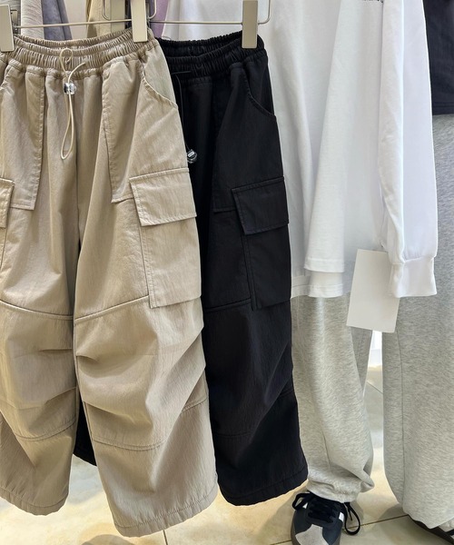 aimoha（アイモハ）の「【aimoha-KIDS-】切り替えカーゴパンツ（カーゴパンツ・キッズ・ブラック/ベージュ/パープル/グレー・110/120/130/140/160/150）」の14枚目の写真