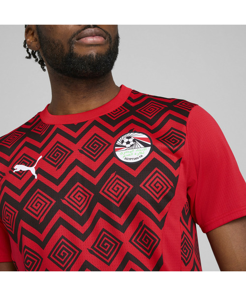 日本製 PUMA プーマ シャツ 半袖 プレマッチ エジプト サッカー メンズ ウェア