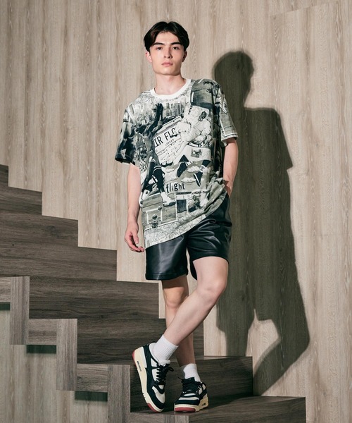 JORDAN BRAND(ジョーダンブランド)の「ジョーダン フライト エッセンシャル メンズ プリント Tシャツ / Jordan Flight Essentials Men's Printed T-Shirt FZ1923-010 Black(Tシャツ/カットソー・メンズ・ブラック・S/M/L/2XL/XL/3XL)」の3枚目の写真