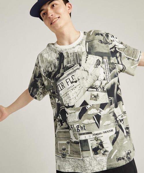 JORDAN BRAND(ジョーダンブランド)の「ジョーダン フライト エッセンシャル メンズ プリント Tシャツ / Jordan Flight Essentials Men's Printed T-Shirt FZ1923-010 Black(Tシャツ/カットソー・メンズ・ブラック・S/M/L/2XL/XL/3XL)」の4枚目の写真