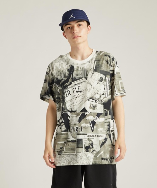 JORDAN BRAND(ジョーダンブランド)の「ジョーダン フライト エッセンシャル メンズ プリント Tシャツ / Jordan Flight Essentials Men's Printed T-Shirt FZ1923-010 Black(Tシャツ/カットソー・メンズ・ブラック・S/M/L/2XL/XL/3XL)」の5枚目の写真
