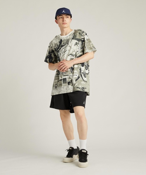 JORDAN BRAND(ジョーダンブランド)の「ジョーダン フライト エッセンシャル メンズ プリント Tシャツ / Jordan Flight Essentials Men's Printed T-Shirt FZ1923-010 Black(Tシャツ/カットソー・メンズ・ブラック・S/M/L/2XL/XL/3XL)」の7枚目の写真