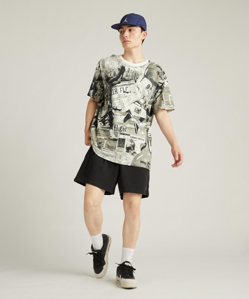 JORDAN BRAND(ジョーダンブランド)の「ジョーダン フライト エッセンシャル メンズ プリント Tシャツ / Jordan Flight Essentials Men's Printed T-Shirt FZ1923-010 Black(Tシャツ/カットソー・メンズ・ブラック・S/M/L/2XL/XL/3XL)」の8枚目の写真