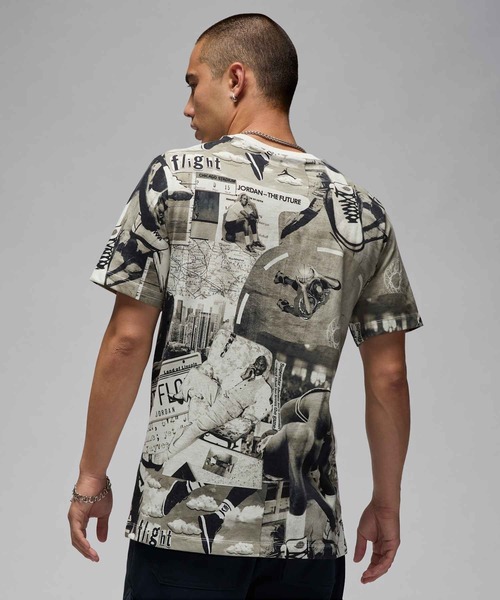 JORDAN BRAND(ジョーダンブランド)の「ジョーダン フライト エッセンシャル メンズ プリント Tシャツ / Jordan Flight Essentials Men's Printed T-Shirt FZ1923-010 Black(Tシャツ/カットソー・メンズ・ブラック・S/M/L/2XL/XL/3XL)」の11枚目の写真