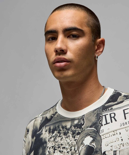 JORDAN BRAND(ジョーダンブランド)の「ジョーダン フライト エッセンシャル メンズ プリント Tシャツ / Jordan Flight Essentials Men's Printed T-Shirt FZ1923-010 Black(Tシャツ/カットソー・メンズ・ブラック・S/M/L/2XL/XL/3XL)」の13枚目の写真