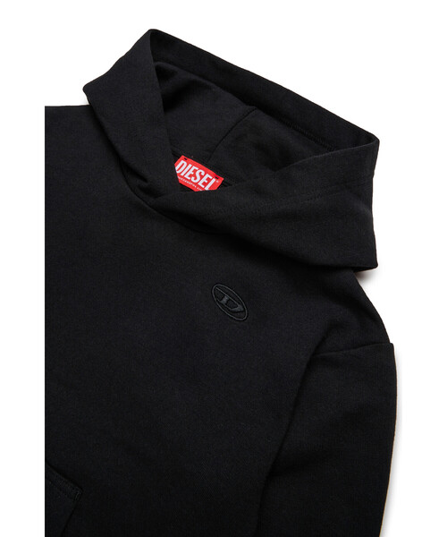 DIESEL（ディーゼル）の「キッズ プルオーバーパーカー SMACSHOODMEGOVALD OVER（パーカー・キッズ・アッシュグレー/ブラック/ブルー・14Y/16Y/4Y/6Y/8Y/10Y/12Y）」の8枚目の写真