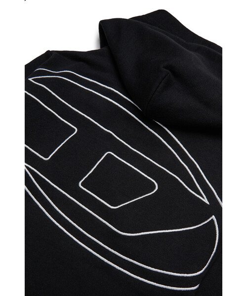 DIESEL（ディーゼル）の「キッズ プルオーバーパーカー SMACSHOODMEGOVALD OVER（パーカー・キッズ・アッシュグレー/ブラック/ブルー・14Y/16Y/4Y/6Y/8Y/10Y/12Y）」の11枚目の写真