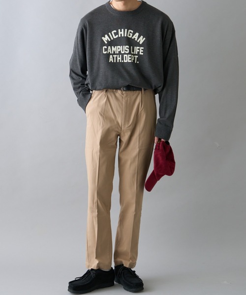 CIAOPANIC TYPY（チャオパニックティピー）の「ストレッチスリムテーパードパンツ（チノパンツ・メンズ・ボルドー/ベージュ/ブラック/グレー・SMALL/MEDIUM/LARGE）」の8枚目の写真