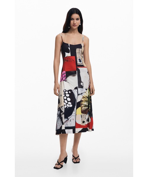 【2点おまとめ割引★専用ページ】Desigual ワンピース XS プリント柄のニットワンピース 女性用 I Desigual.com