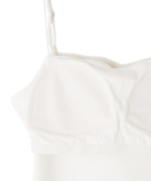 NATURAL BEAUTY BASIC（ナチュラルビューティーベーシック）の「◇【Oggi掲載】カップ付キャミソール（キャミソール・レディース・オフホワイト/ブラック・FREE）」の20枚目の写真