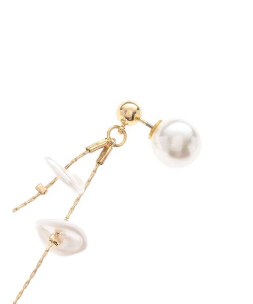 LAGUNAMOON（ラグナムーン）の「LADYフラットフェイクパールピアス（ピアス（両耳用）・レディース・アイボリー・FREE）」の5枚目の写真