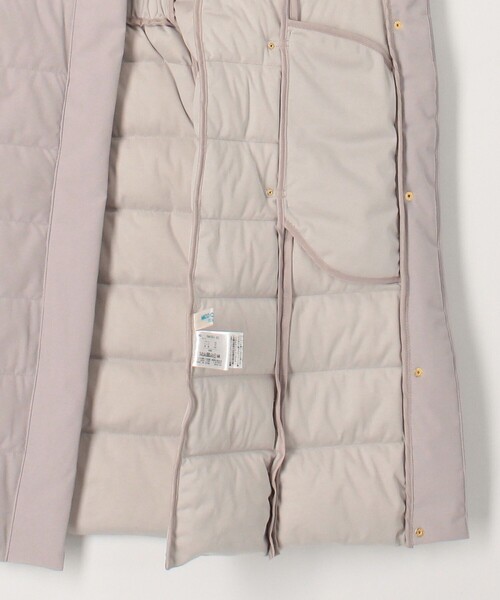 ストレッチライトタフタロングダウンコート【レディス】　女優襟 NOLLEY'S ダウンコート ダウンジャケット 「撥水」ストレッチ