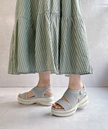 Noubel Voug Relax | 厚底フラットソール バッグベルト ニットサンダル(サンダル)