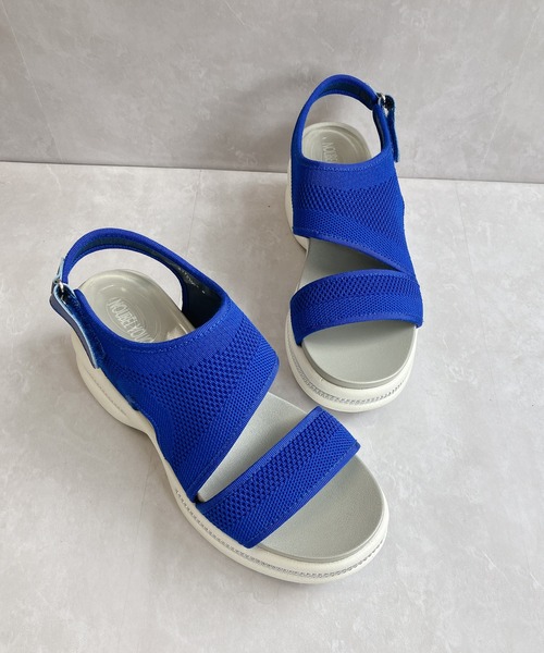 Noubel Voug Relax（ヌーベルヴォーグリラックス）の「厚底フラットソール  バッグベルト ニットサンダル（サンダル・レディース・シルバー/ブラック/ロイヤルブルー/シャンパン・L/M/S/LL）」の20枚目の写真