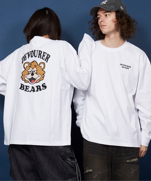 unrelaxing(アンリラクシング)の「オーバーサイズ 刺繍 ロングTシャツ 綿100%/embroidery oversize T-shirt(Tシャツ/カットソー・メンズ・ホワイト系5/ブラック系その他3/その他20/ホワイト系1/ホワイト系2/ブラック/ブラック×レッド/その他/その他6/その他14/ホワイト系4/ブラック系その他4/その他10/その他19/ホワイト系7/ホワイト系9/ホワイト系6/ライトブラック/ブラック系その他6/ブラック系1/ブラック系3/その他8/ホワイト系8/スミクロ/ブラック系その他7/ブラック系/その他1/その他3/その他5/その他11/ホワイト系3/ブラック系その他/ブラック×ブルー/ブラック系2/その他4/その他7/その他9/その他12/その他21/ホワイト系/ブラック系その他2/その他15/その他16/その他17/その他18・SMALL/MEDIUM/LARGE/X-LARGE)」の10枚目の写真