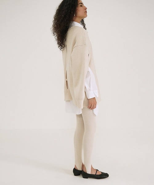 MIX COLOR KNIT TRENKER（レギンス/スパッツ）｜CLANE（クラネ