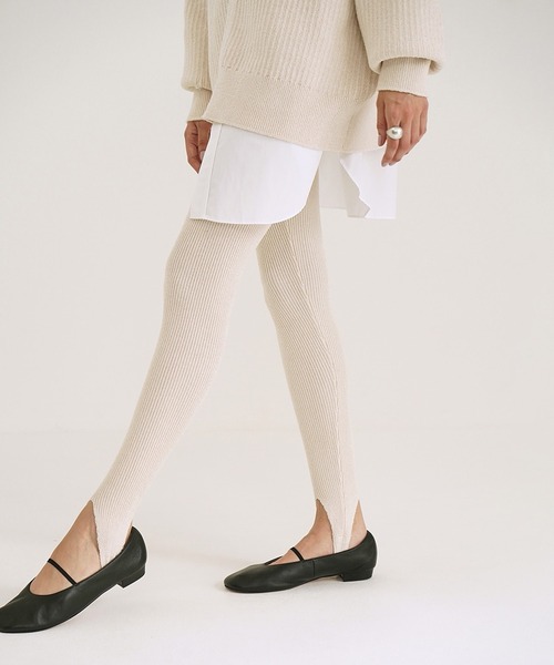 レッグウェア CLANE MIX COLOR KNIT TRENKER セール】MIX COLOR KNIT TRENKER（レギンス/スパッツ）｜CLANE（クラネ