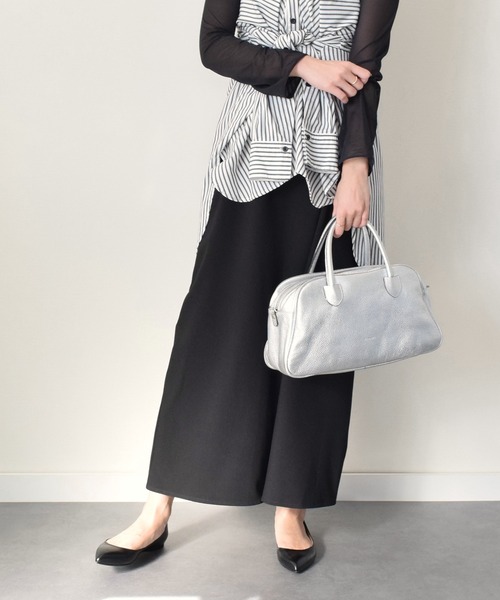 【RIPANI】メタリックレザーミニボストンバッグ(Q56302)（ボストンバッグ）｜RIPANI（リパーニ）