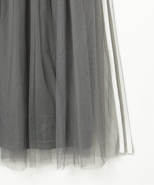 VENCEEXCHANGE（ヴァンスエクスチェンジ）の「サイドラインチュールスカート（スカート・レディース・チャコール/オフホワイト/ブラック・FREE）」の19枚目の写真