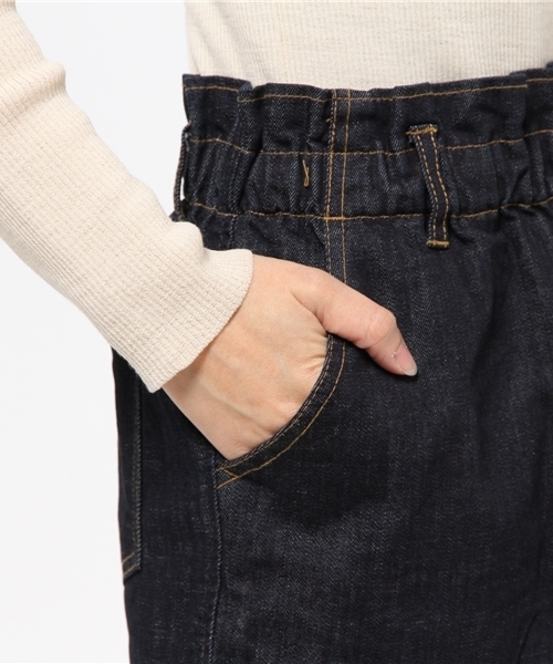 one after another NICE CLAUP(ワンアフターアナザーナイスクラップ)の「【ナイスクラップ】コール天ハイウエストタイトスカート(スカート・レディース・アイボリー/キャメル/インディゴブルー/カーキ・FREE)」の10枚目の写真