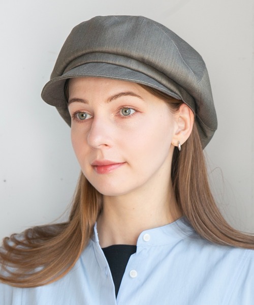 14+（イチヨンプラス）の「切替えキャスケット（キャスケット・レディース・ブラック/カーキブラウン/ライトベージュ・MEDIUM）」の3枚目の写真