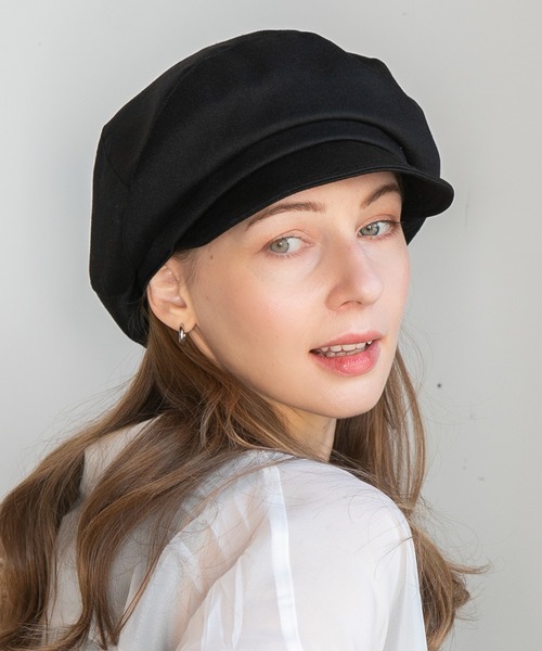 14+（イチヨンプラス）の「切替えキャスケット（キャスケット・レディース・ブラック/カーキブラウン/ライトベージュ・MEDIUM）」の13枚目の写真