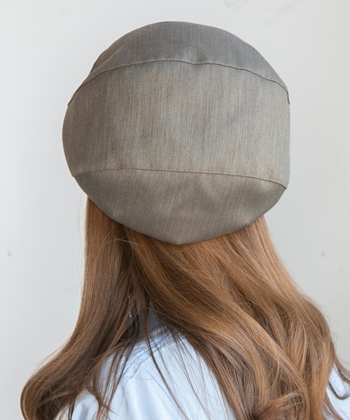 14+（イチヨンプラス）の「切替えキャスケット（キャスケット・レディース・ブラック/カーキブラウン/ライトベージュ・MEDIUM）」の14枚目の写真