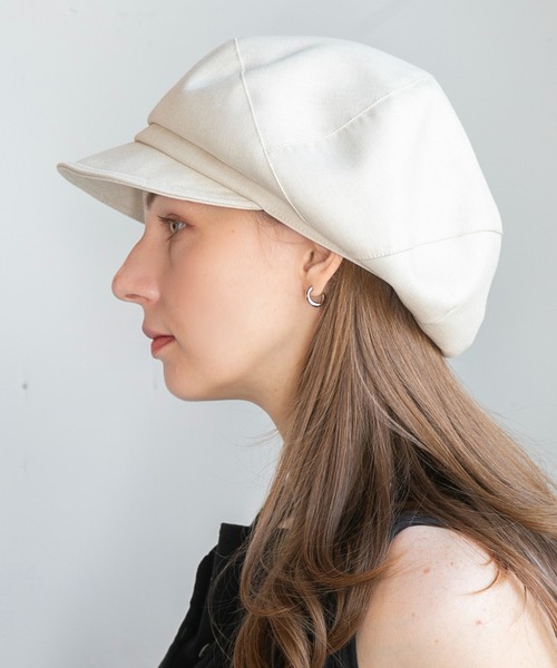 14+（イチヨンプラス）の「切替えキャスケット（キャスケット・レディース・ブラック/カーキブラウン/ライトベージュ・MEDIUM）」の15枚目の写真