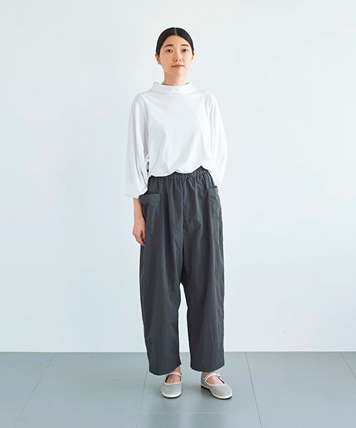 ata pants 1. / ナイロン コクーンパンツ（その他パンツ）｜ata