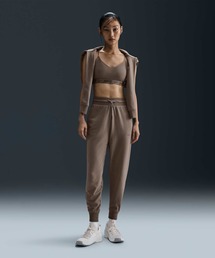 NIKE(ナイキ)の「ナイキ Dri-FIT ワン ウィメンズ ハイウエスト 7/8 フレンチ テリー ジョガー / Nike Dri-FIT One Women's High-Waisted 7/8 French Terry Joggers FB5435-233 Mink Brown(スウェットパンツ)」