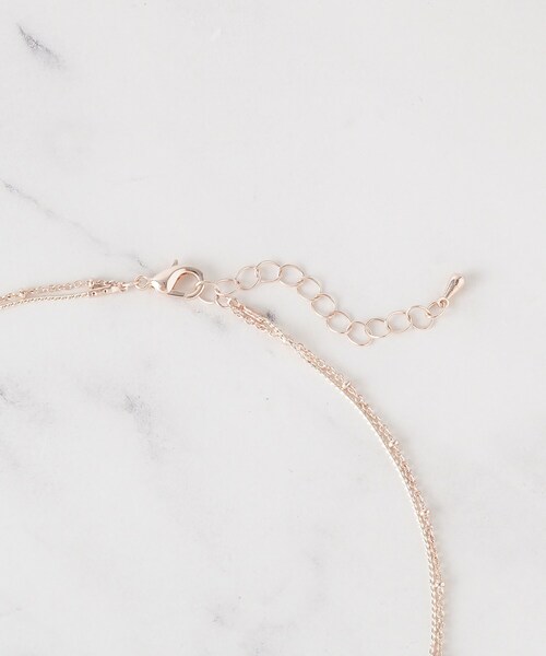 SHOO・LA・RUE（シューラルー）の「2連ポイントパヴェY字ネックレス（ネックレス・レディース・シルバー/ゴールド/ピンクゴールド・00）」の9枚目の写真