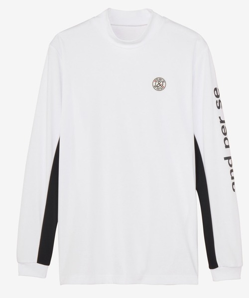 and per se（アンパスィ）の「半袖モックネックシャツ（Tシャツ