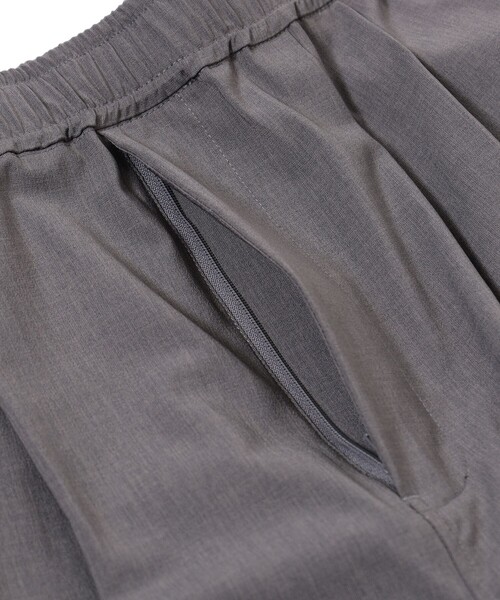 B:MING by BEAMS（ビーミングバイビームス）の「通気性 速乾 COOLMAX(R) ワイド イージー パンツ（その他パンツ・メンズ・ブラック/グレー・S/M/L/XL）」の6枚目の写真