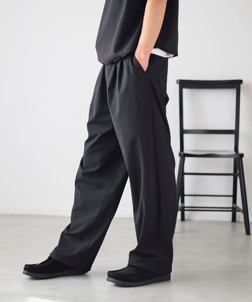 B:MING by BEAMS（ビーミングバイビームス）の「通気性 速乾 COOLMAX(R) ワイド イージー パンツ（その他パンツ・メンズ・ブラック/グレー・S/M/L/XL）」の18枚目の写真